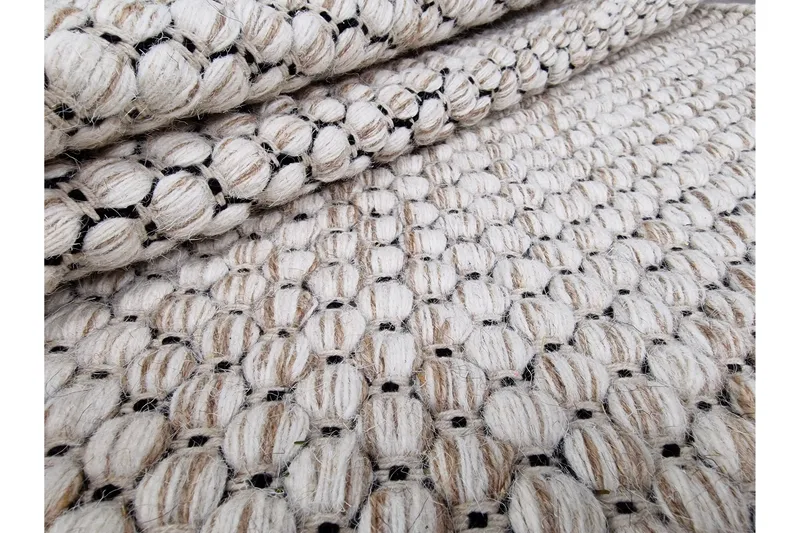 Torekov Ullteppe 75x150 cm - Krem - Tekstiler - Tepper & Matter - Moderne tepper - Ullteppe