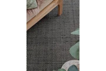Torsby Ullteppe 160x230 cm Rektangulær - Svart - Tekstiler - Tepper & Matter - Moderne tepper - Ullteppe