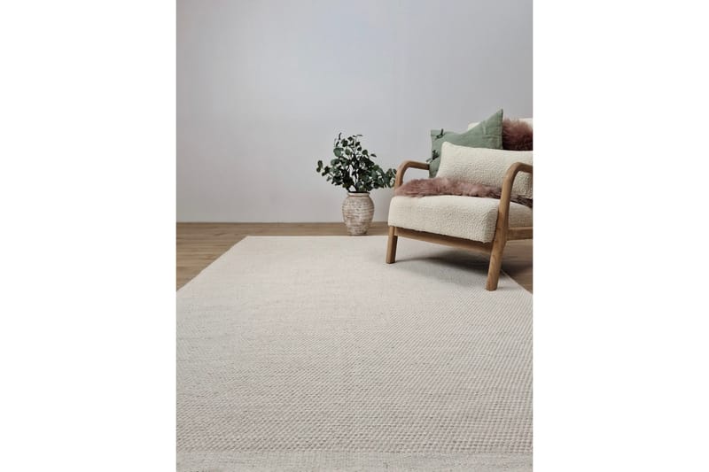 Torsby Ullteppe 200x290 cm Rektangulær - Hvit - Tekstiler - Tepper & Matter - Moderne tepper - Ullteppe