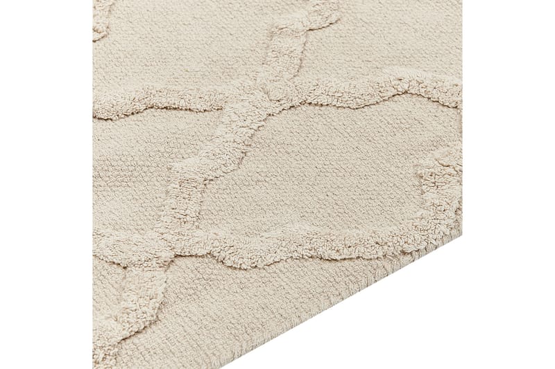 Tozlu Bomullsteppe 80x230 cm - Beige - Tekstiler - Tepper & Matter - Moderne tepper - Bomullstepper