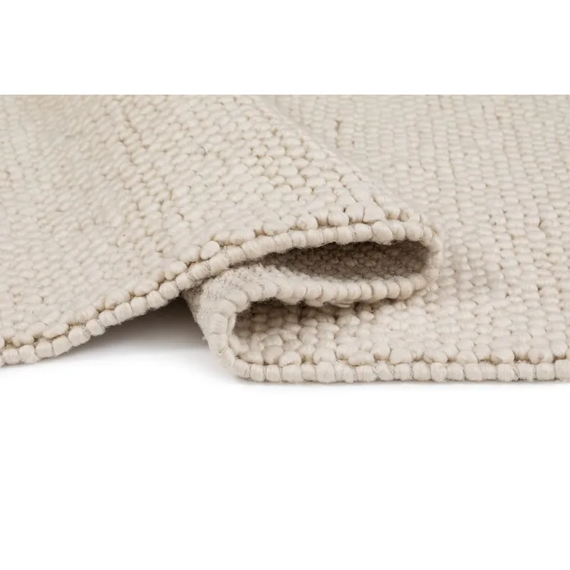 Ullmatte Bubble Kvadrat - 240x240 cm, krem - Tekstiler - Tepper & Matter - Moderne tepper - Ullteppe