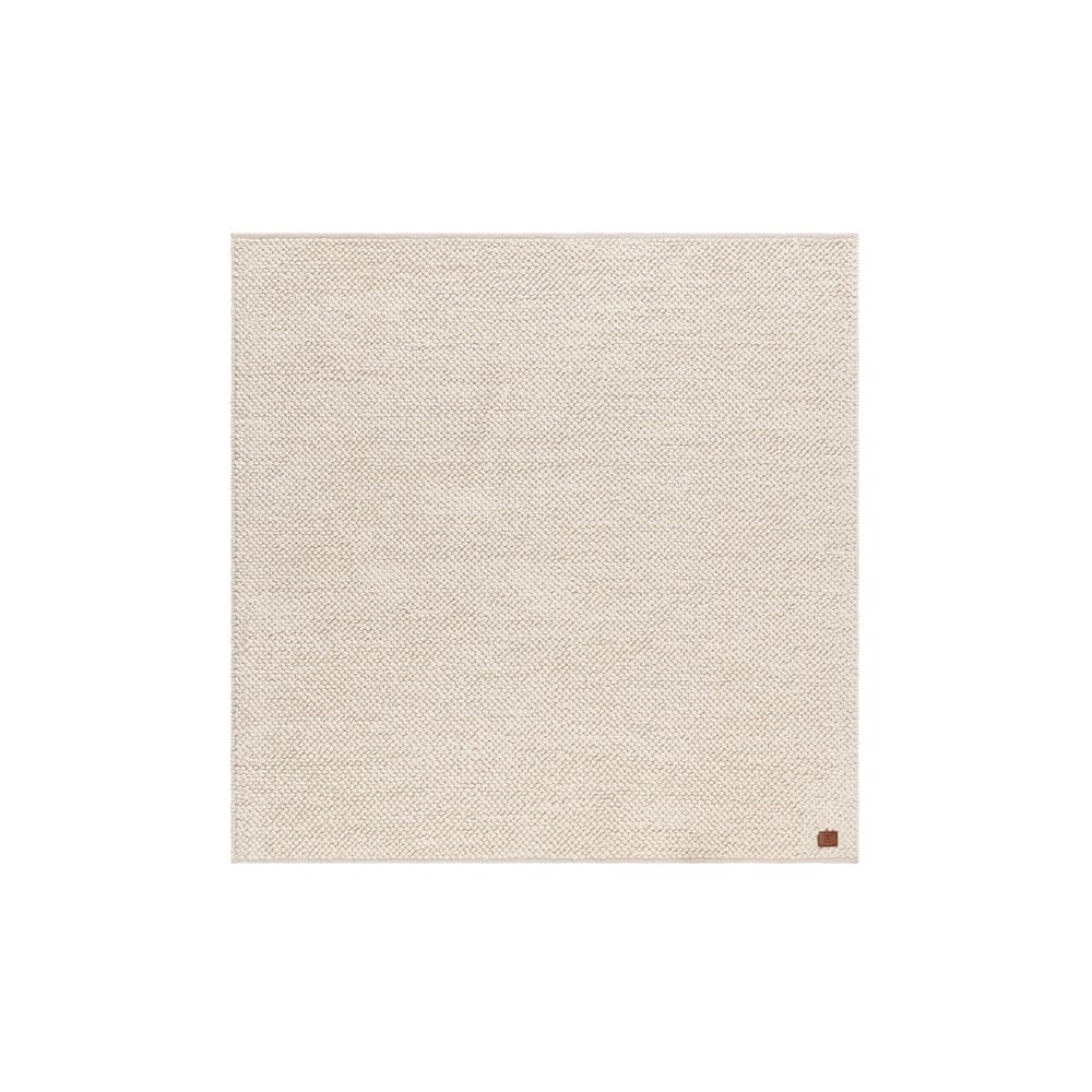 Ullmatte Bubble Kvadrat - 240x240 cm, krem