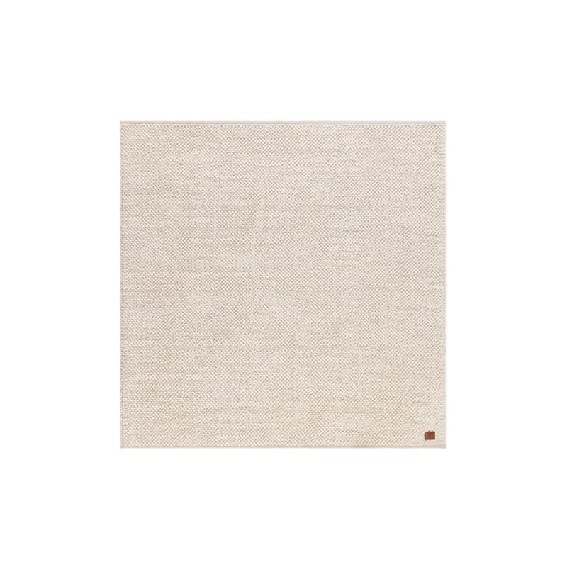 Ullmatte Bubble Kvadrat, 240x240 cm, krem