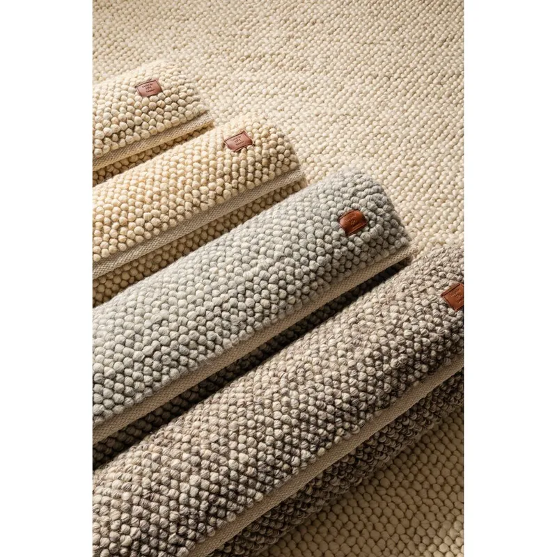 Ullmatte Bubble Kvadrat - 300x300 cm, grå - Tekstiler - Tepper & Matter - Moderne tepper - Ullteppe