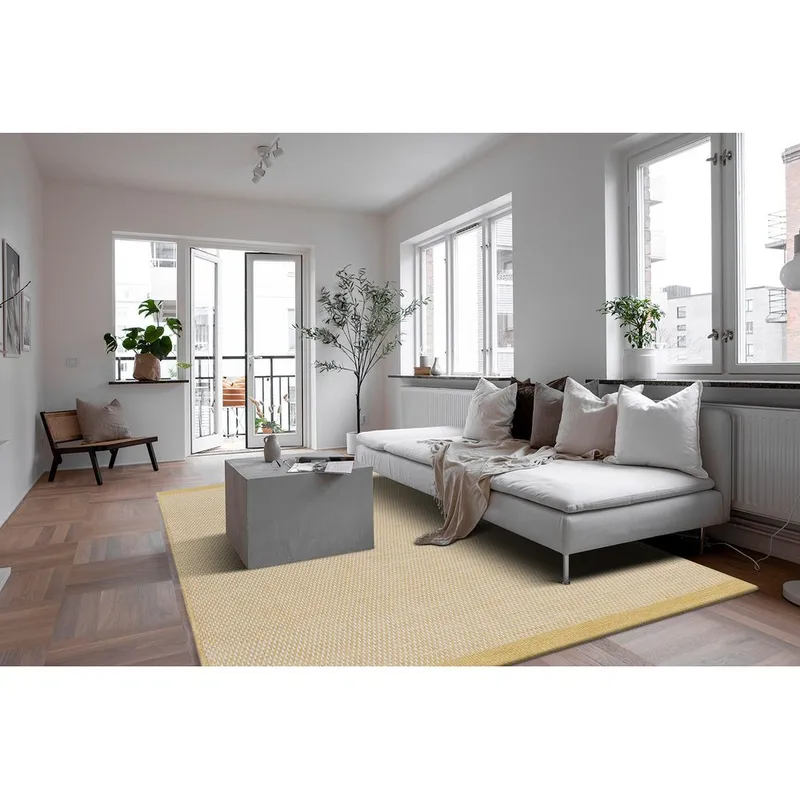 Ullmatte Gotti - 160x230 cm, Gul - Tekstiler - Tepper & Matter - Moderne tepper - Ullteppe