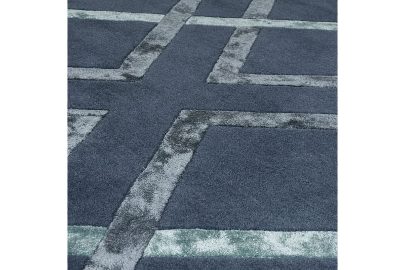 Architect Trellis Ullmatte 120x170 cm Blå - Flair Rugs - Tekstiler - Tepper & Matter - Moderne tepper - Ullteppe