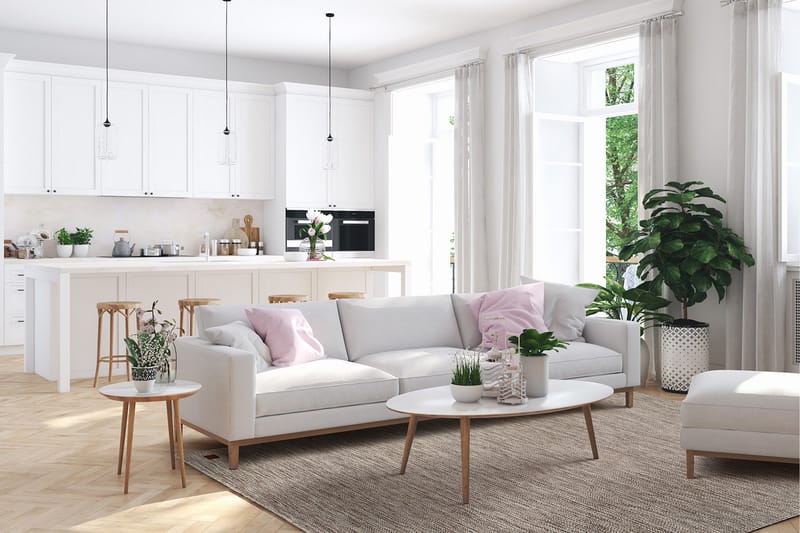 Birka Ullmatte Rektangulær 135x190 cm - Mørk lin - Tekstiler - Tepper & Matter - Moderne tepper - Ullteppe