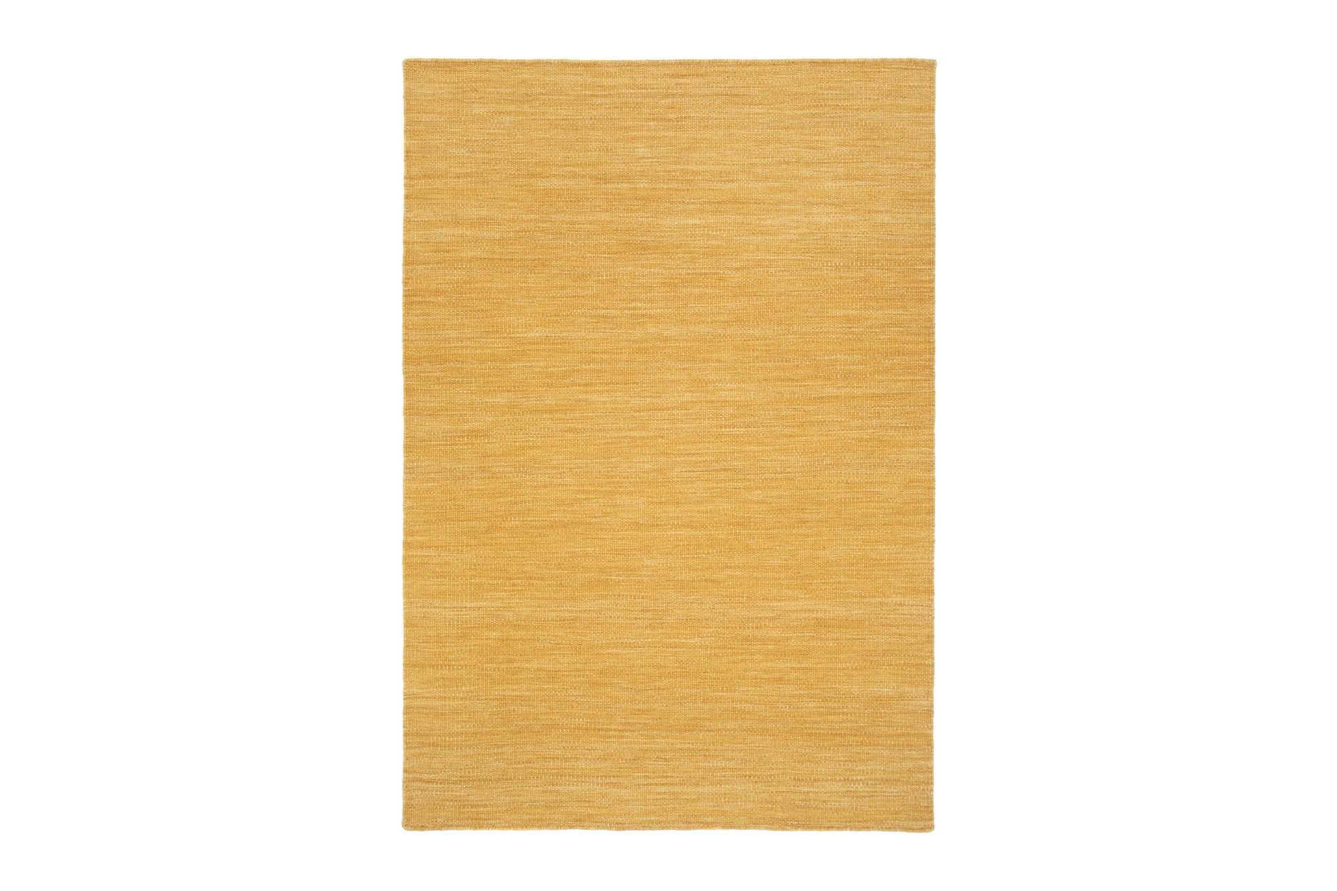 Birka Ullmatte Rektangulær 240x340 cm - Okkergul - Tekstiler - Tepper & Matter - Moderne tepper - Ullteppe
