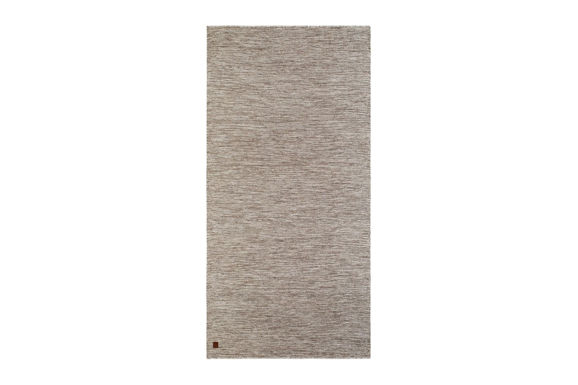 Birka Ullmatte Rektangulær 75x230 cm - Mørk lin