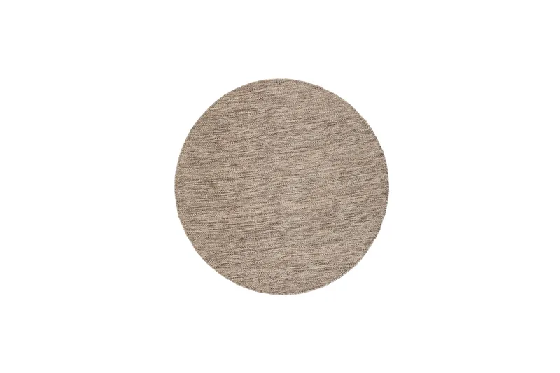 Birka Ullmatte Rund 160 cm - Mørk lin - Tekstiler - Tepper & Matter - Moderne tepper - Ullteppe