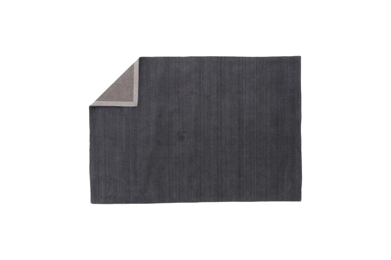 Bjurå Matte 160x230 cm - Mørkegrå - Ullteppe - Håndvevde tepper