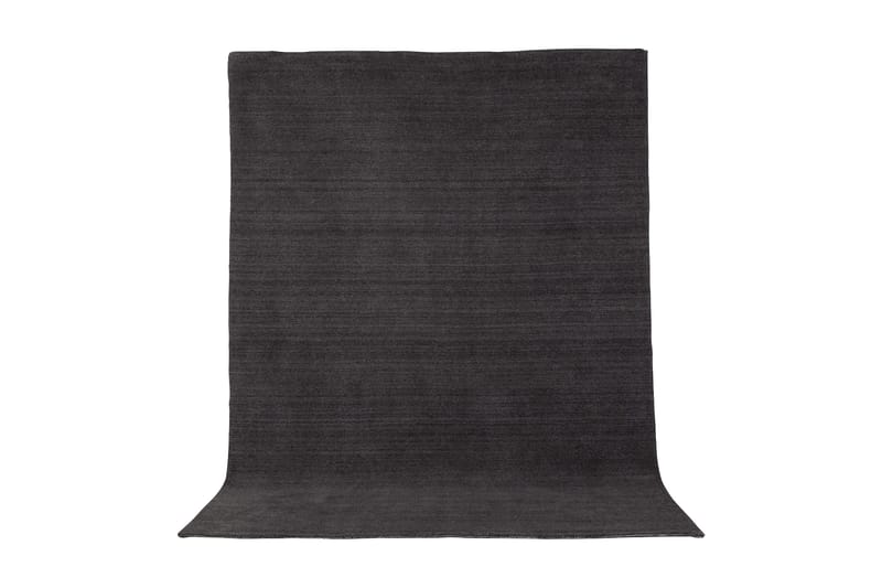 Bjurå Matte 250x350 cm - Mørkegrå - Ullteppe - Håndvevde tepper