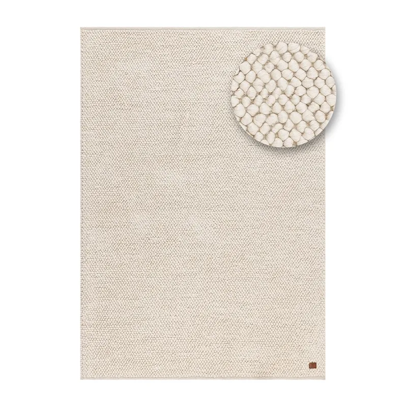 Ullteppe Bubble - 160x230 cm, Krem - Tekstiler - Tepper & Matter - Moderne tepper - Ullteppe