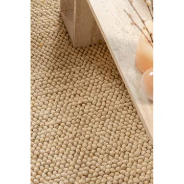Ullteppe Bubble - 160x230 cm, Natur - Tekstiler - Tepper & Matter - Moderne tepper - Ullteppe