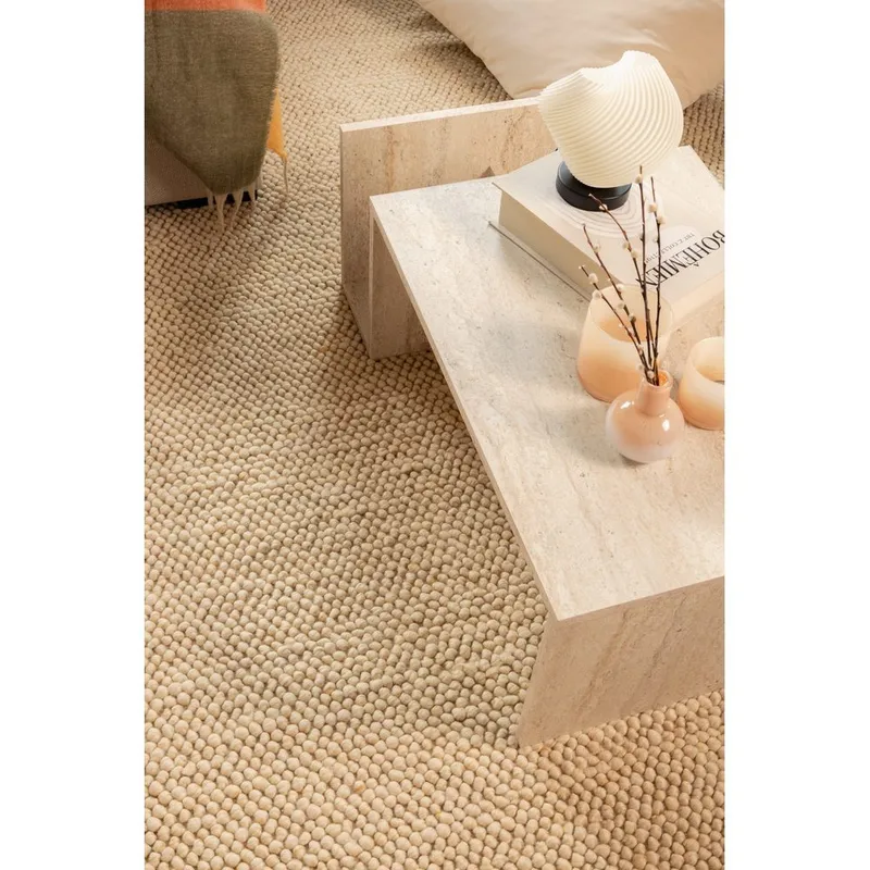 Ullteppe Bubble - 160x230 cm, Natur - Tekstiler - Tepper & Matter - Moderne tepper - Ullteppe