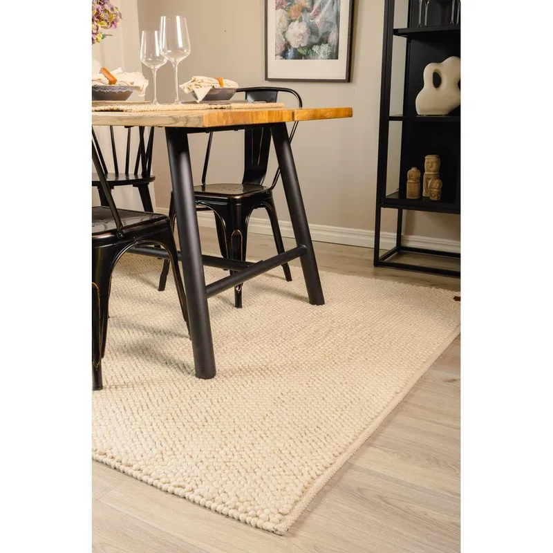 Ullteppe Bubble - 200x300 cm, Krem - Tekstiler - Tepper & Matter - Moderne tepper - Ullteppe