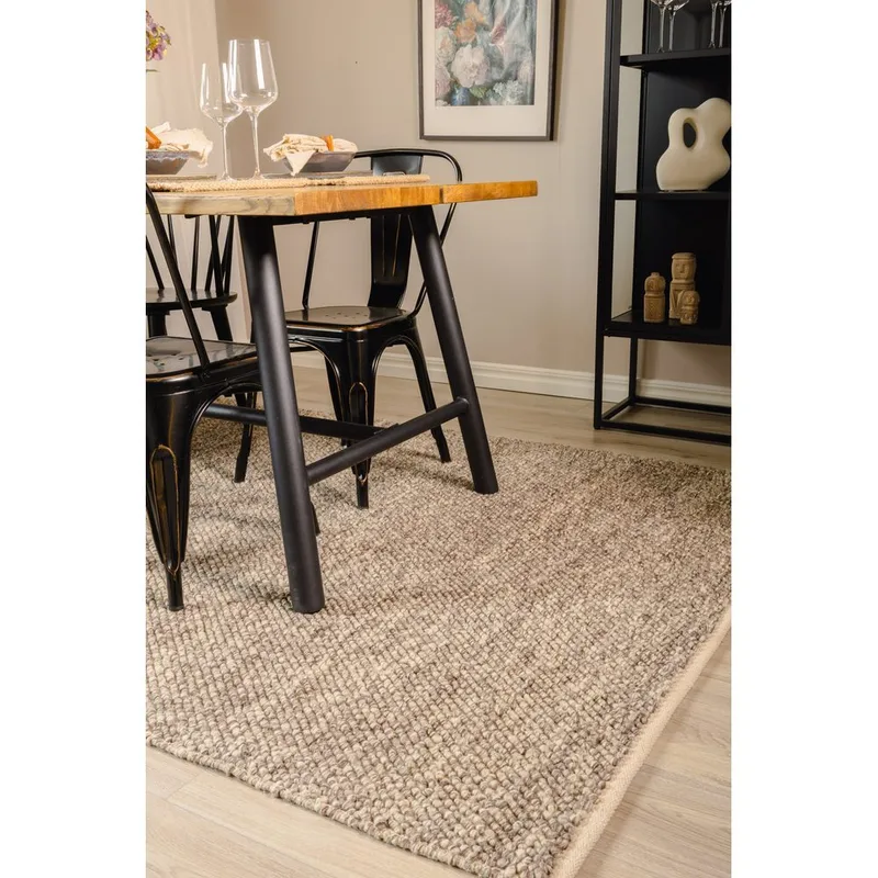 Ullteppe Bubble - 240x340 cm, Taupe - Tekstiler - Tepper & Matter - Moderne tepper - Ullteppe