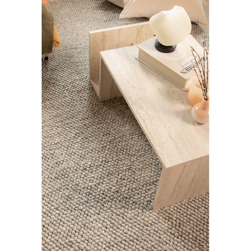 Ullteppe Bubble Kvadrat - 240x240 cm, Grå - Tekstiler - Tepper & Matter - Moderne tepper - Ullteppe