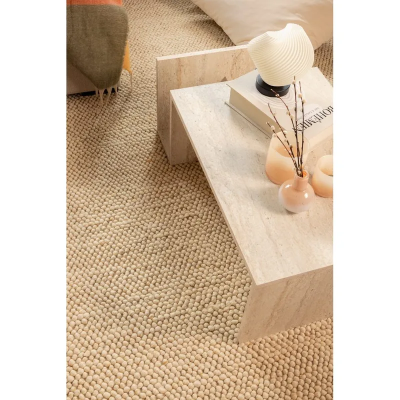 Ullteppe Bubble Kvadrat - 300x300 cm, Natur - Tekstiler - Tepper & Matter - Moderne tepper - Ullteppe