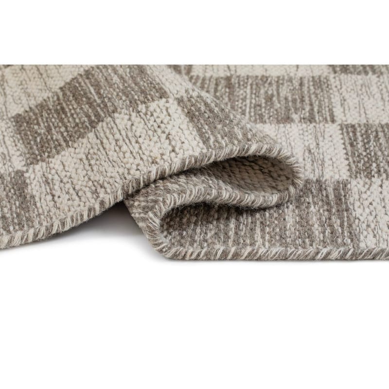 Ullteppe Chessie Kvadrat - 200x200 cm, Grå - Tekstiler - Tepper & Matter - Moderne tepper - Ullteppe