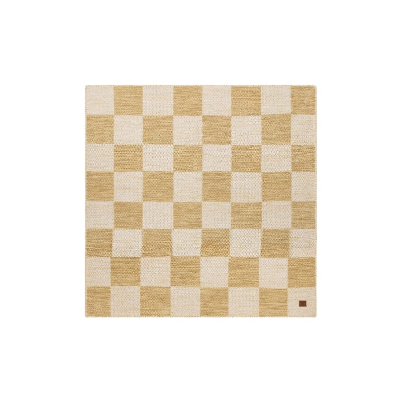 Ullteppe Chessie Kvadrat - 200x200 cm, Oker-gul - Tekstiler - Tepper & Matter - Moderne tepper - Ullteppe