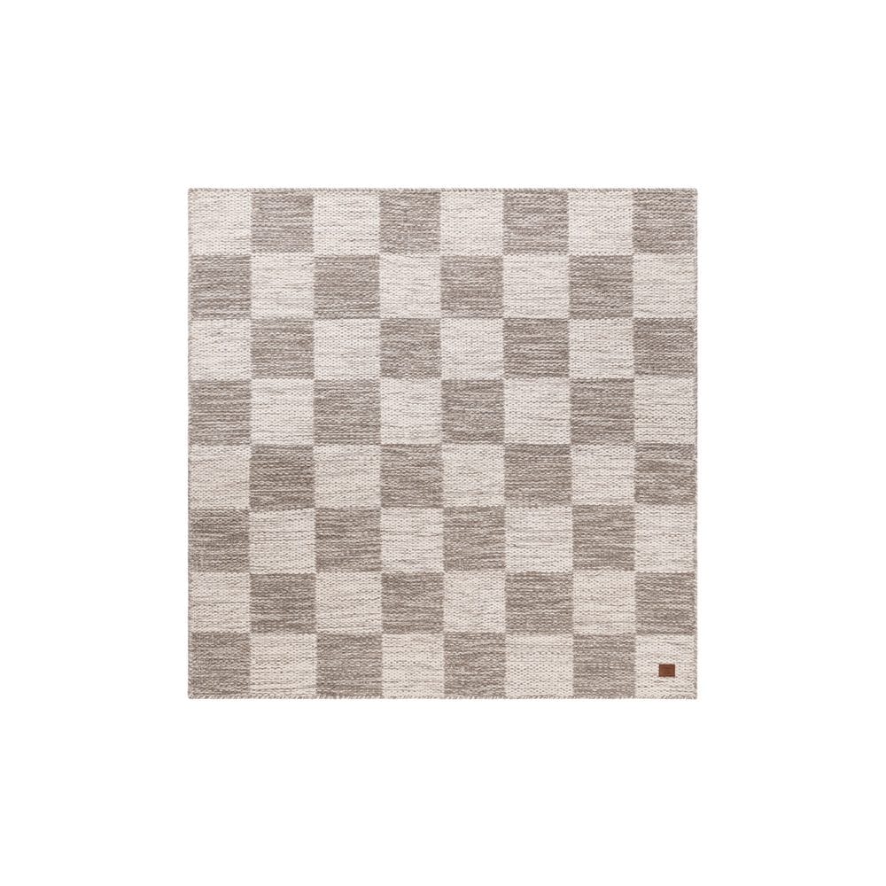 Ullteppe Chessie Kvadrat - 250x250 cm, Grå