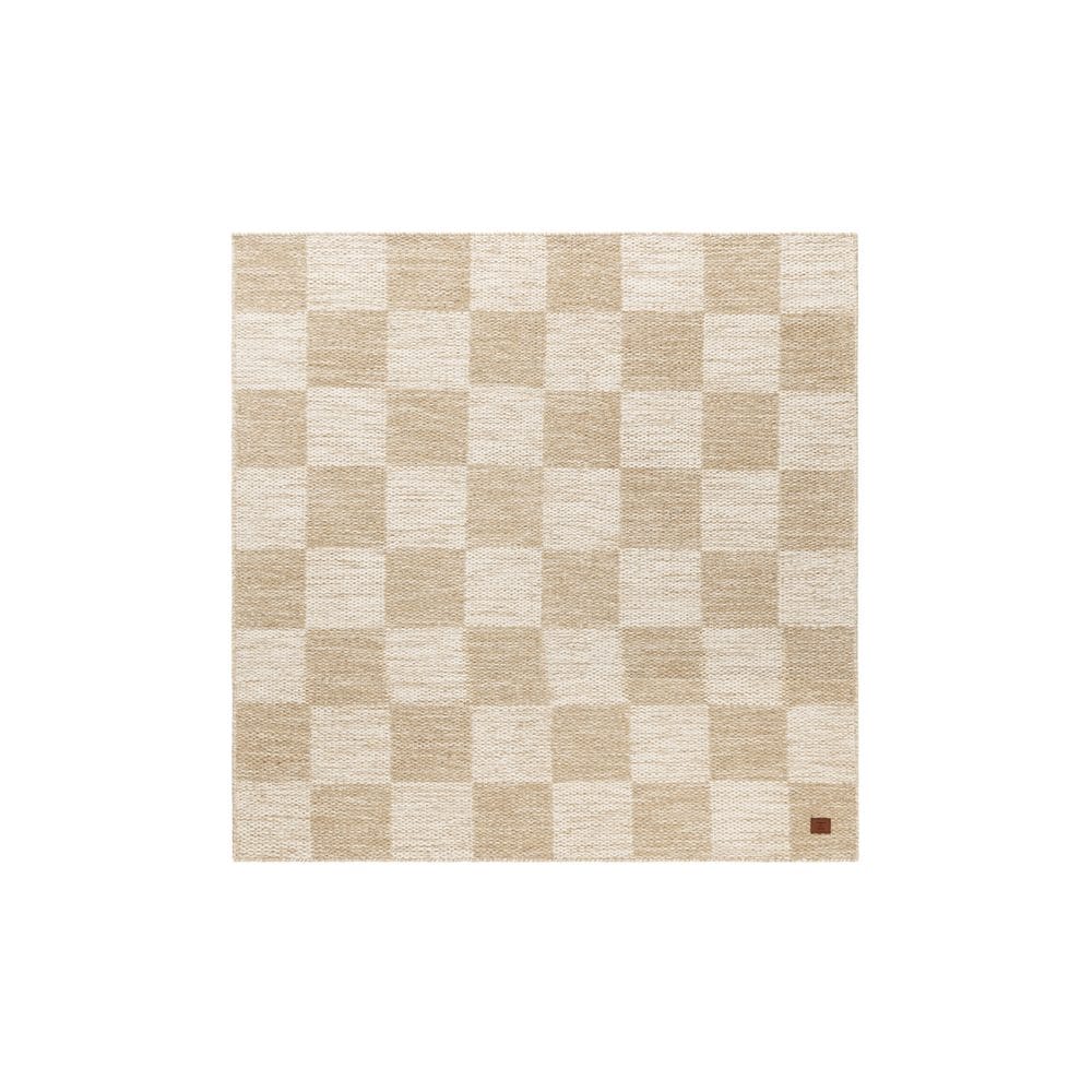 Ullteppe Chessie Kvadrat - 250x250 cm, Lin