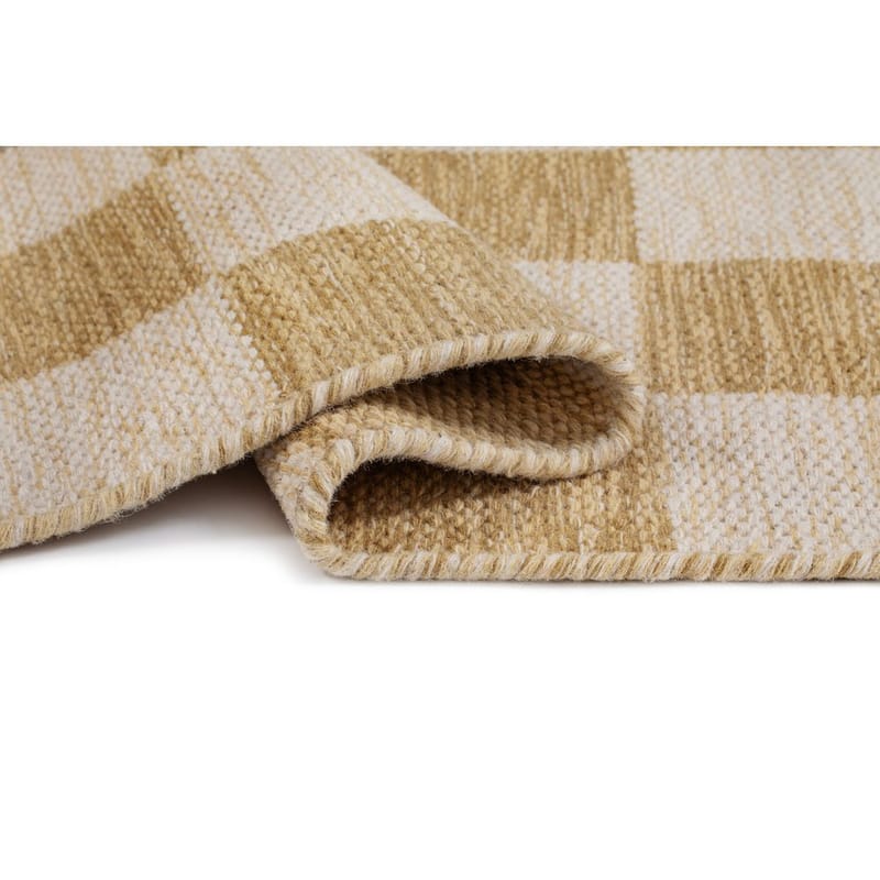 Ullteppe Chessie Kvadrat - 250x250 cm, Oker-gul - Tekstiler - Tepper & Matter - Moderne tepper - Ullteppe