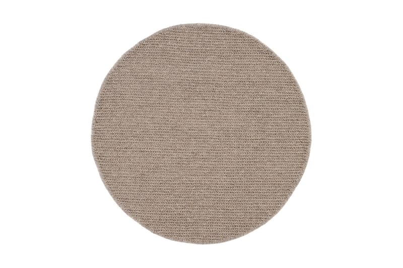 Dalarö Ullmatte 160 cm Rund - Lin - Tekstiler - Tepper & Matter - Moderne tepper - Ullteppe