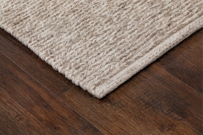 Dalarö Ullmatte 160x230 cm Rektangulær - Beige - Tekstiler - Tepper & Matter - Moderne tepper - Ullteppe