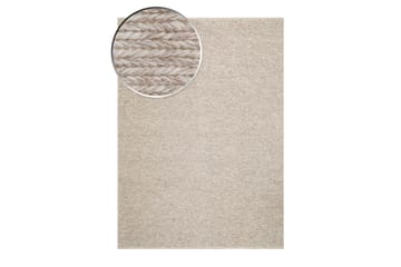 Dalarö Ullmatte 160x230 cm Rektangulær - Beige - Tekstiler - Tepper & Matter - Moderne tepper - Ullteppe