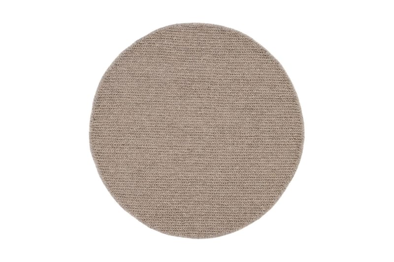 Dalarö Ullmatte 240 cm Rund, Lin