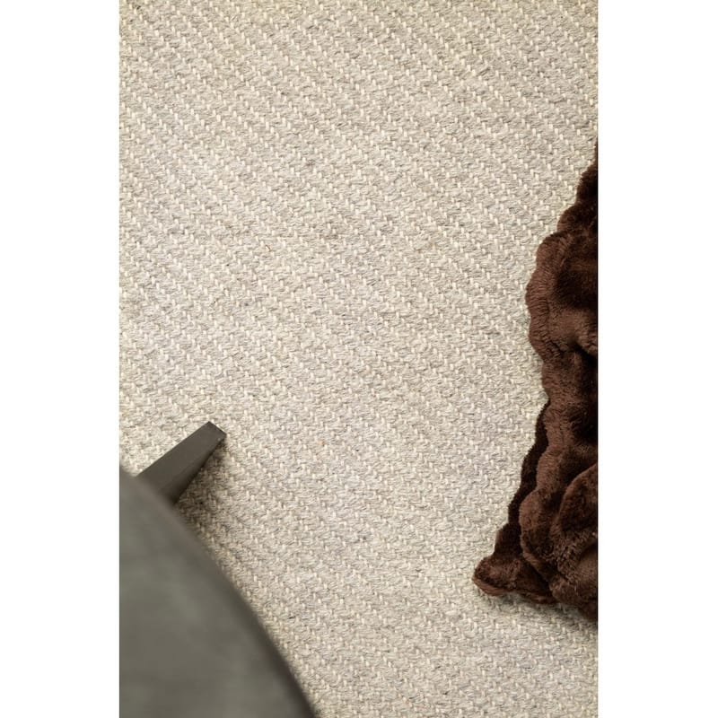 Ullteppe Ekeby Kvadrat - 200x200 cm, Grå - Tekstiler - Tepper & Matter - Moderne tepper - Ullteppe