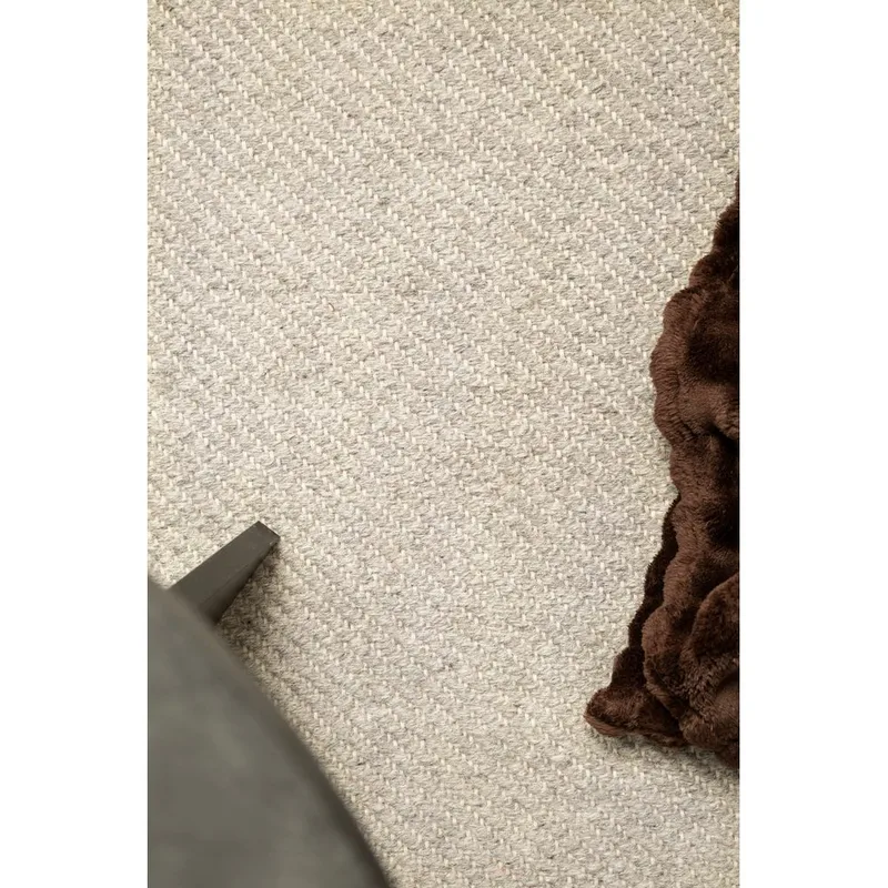 Ullteppe Ekeby Kvadrat - 200x200 cm, Grå - Tekstiler - Tepper & Matter - Moderne tepper - Ullteppe