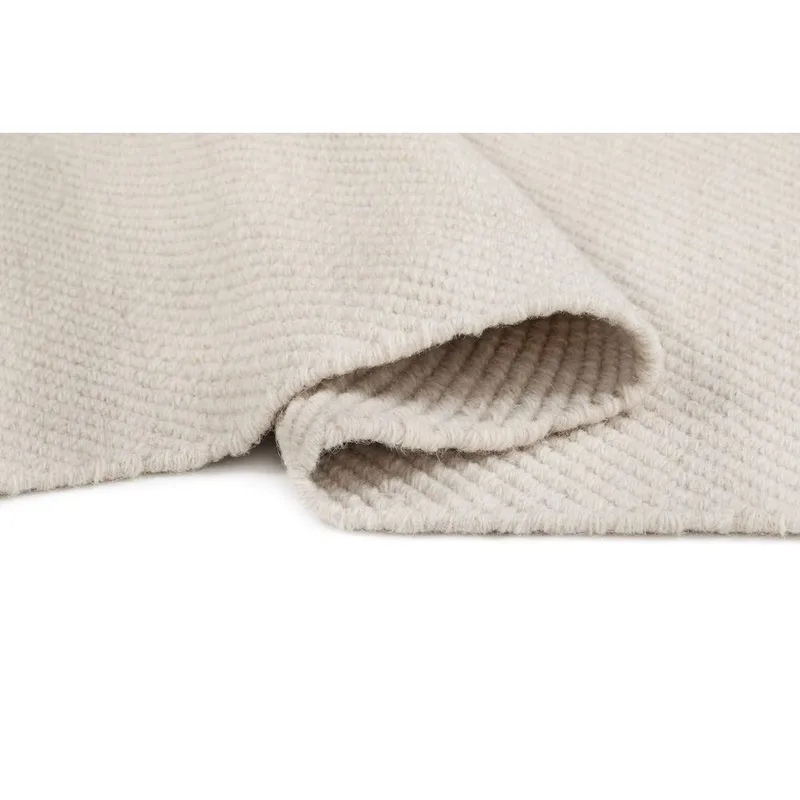 Ullteppe Ekeby Kvadrat - 240x240 cm, Hvit - Tekstiler - Tepper & Matter - Moderne tepper - Ullteppe