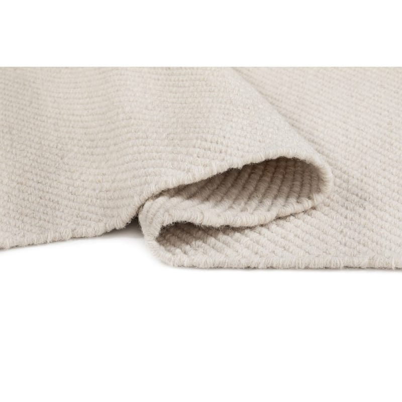 Ullteppe Ekeby Kvadrat - 240x240 cm, Hvit - Tekstiler - Tepper & Matter - Moderne tepper - Ullteppe