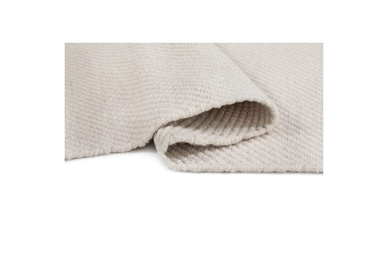Ullteppe Ekeby Kvadrat - 240x240 cm, Hvit - Tekstiler - Tepper & Matter - Moderne tepper - Ullteppe