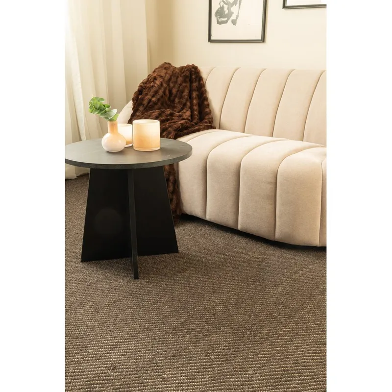 Ullteppe Ekeby Kvadrat - 240x240 cm, Taupe - Tekstiler - Tepper & Matter - Moderne tepper - Ullteppe