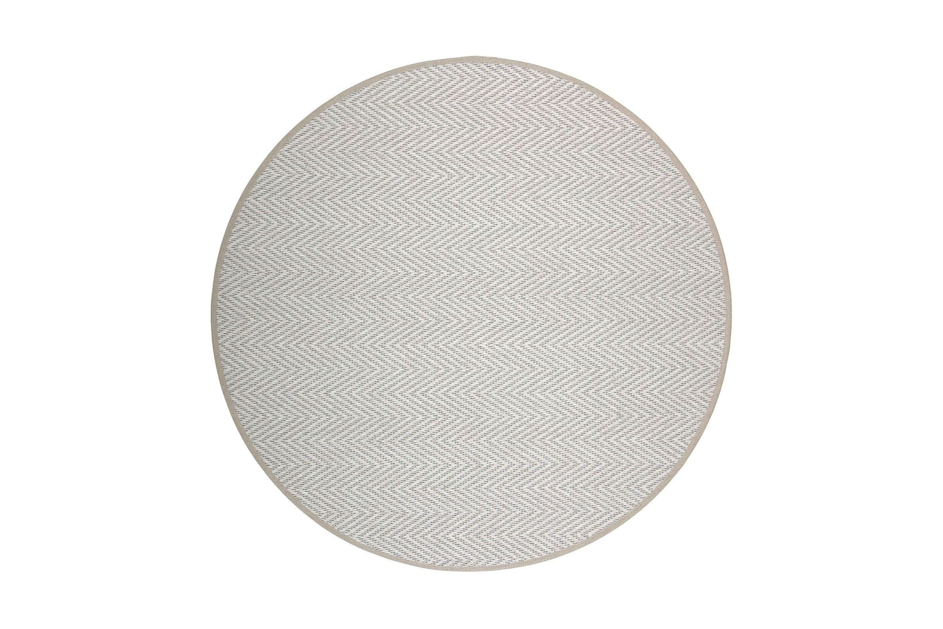 Elsa Matte Rund 133 cm Beige - VM Tepper