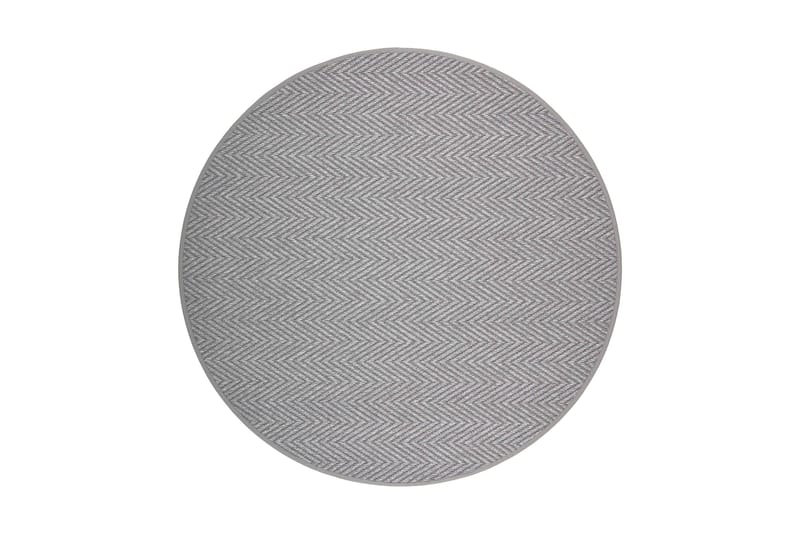 Elsa Matte Rund 133 cm Grå - VM Tepper - Tekstiler - Tepper & Matter - Moderne tepper - Ullteppe