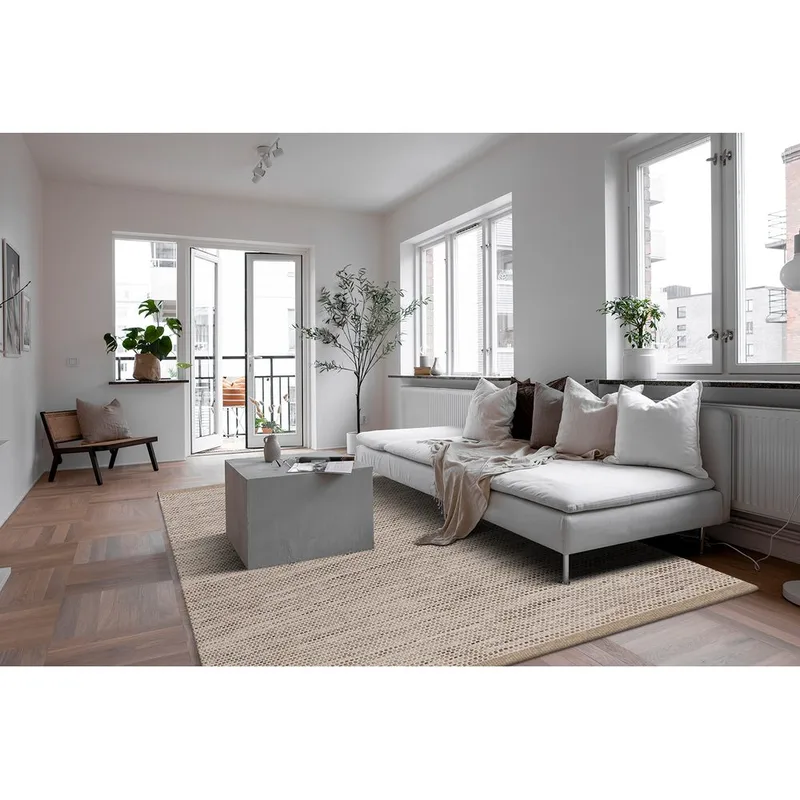 Ullteppe Gotti - 160x230 cm, Natur - Tekstiler - Tepper & Matter - Moderne tepper - Ullteppe