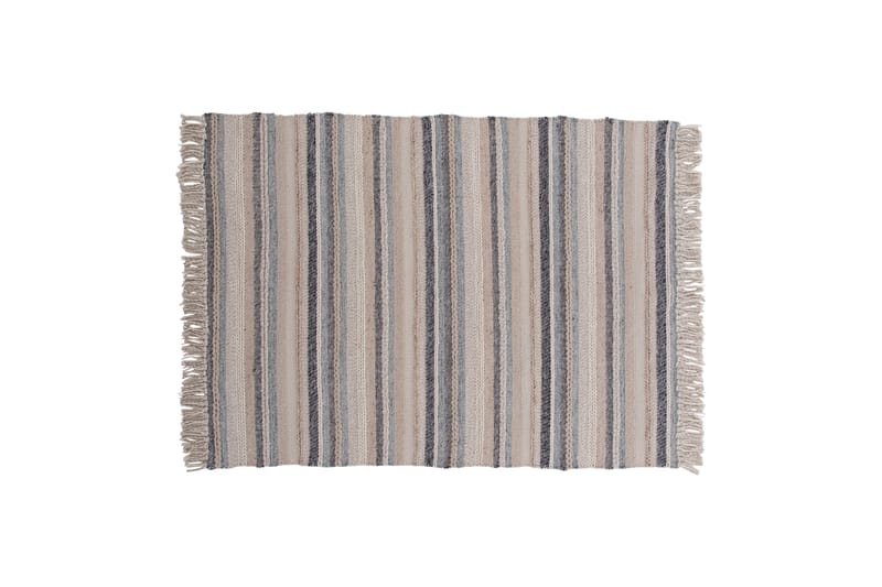 Gudha Ullmatte 200x300 cm - Beige/Blå - Tekstiler - Tepper & Matter - Moderne tepper - Ullteppe