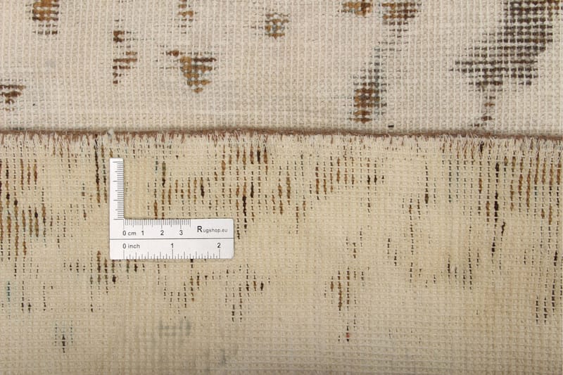 Håndknyttet Vintage Matte Ull Krem/Brun 150x205 cm - Ullteppe - Håndvevde tepper