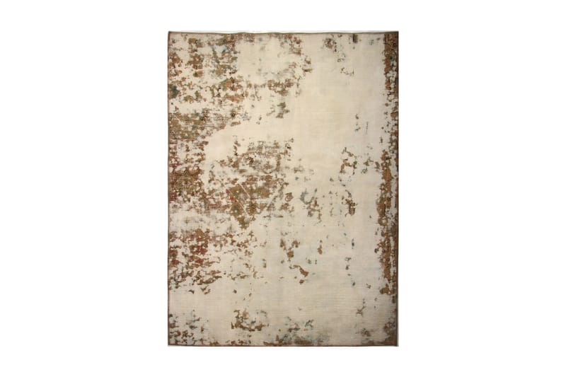 Håndknyttet Vintage Matte Ull Krem/Brun 150x205 cm - Tekstiler - Tepper & Matter - Moderne tepper - Ullteppe