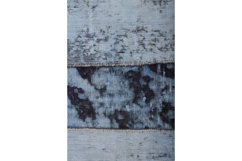 Håndknyttet Vintage Matte Ull Mørkeblå 136x192 cm - Ullteppe - Håndvevde tepper