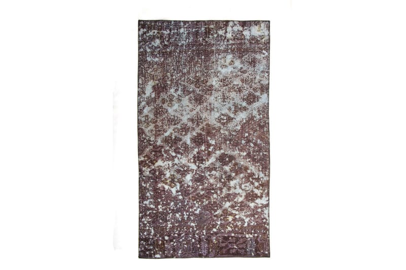 Håndknyttet Vintage Matte Ull Mørkeblå/Grå 107x194 cm - Tekstiler - Tepper & Matter - Moderne tepper - Ullteppe