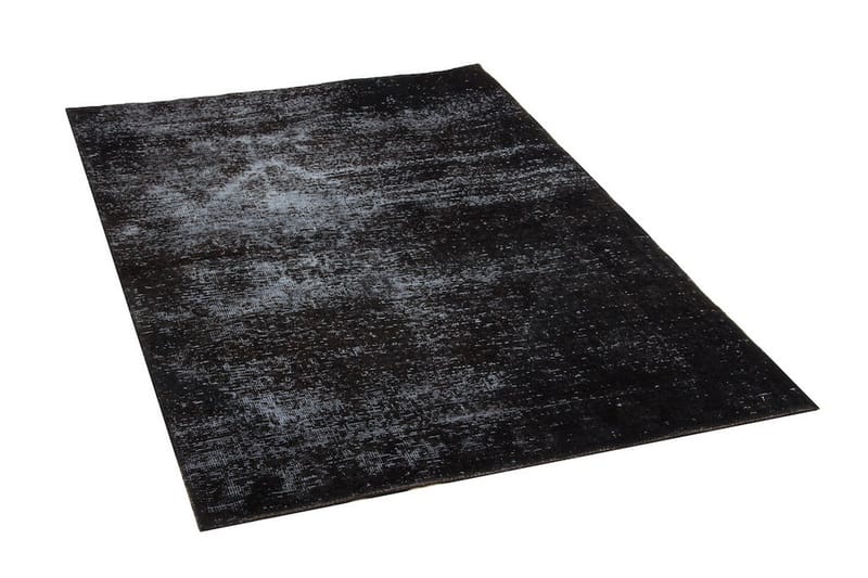 Håndknyttet Vintage Matte Ull Mørkegrå 100x156 cm - Tekstiler - Tepper & Matter - Moderne tepper - Ullteppe