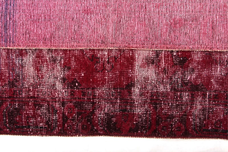 Håndknyttet Vintage Matte Ull Rød 108x197 cm - Ullteppe - Håndvevde tepper