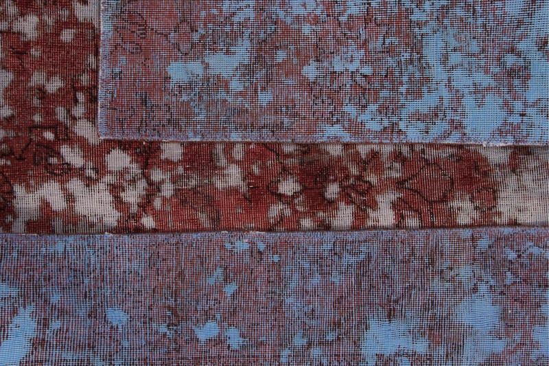 Håndknyttet Vintage Matte Ull Rød 130x206 cm - Ullteppe - Håndvevde tepper