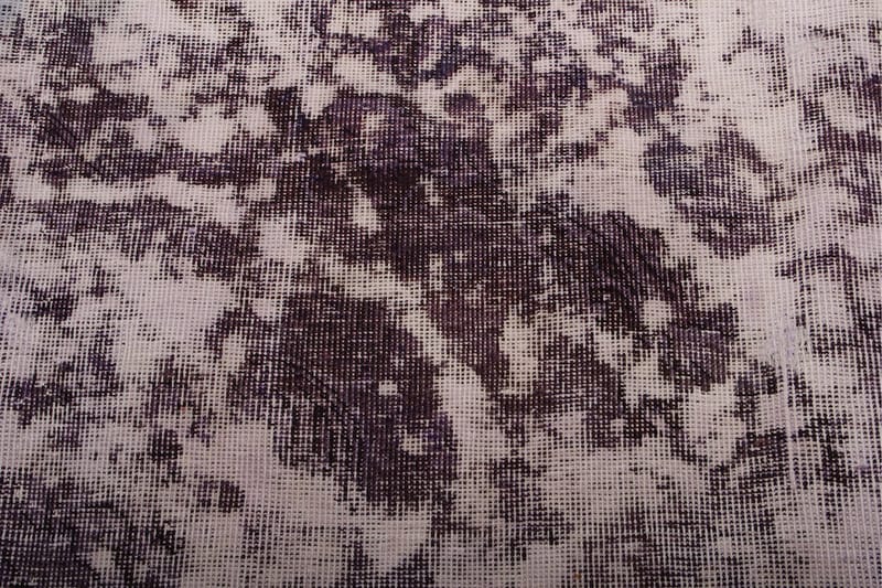 Håndknyttet Vintage Matte Ull Rosa/Mørkelilla 121x187 cm - Ullteppe - Håndvevde tepper